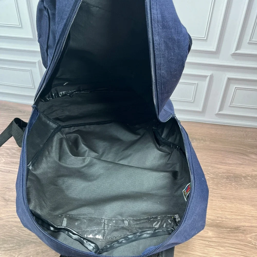 Mickey Unlimited Backpack Navy Blue Vintage Disney Colorblock 90s